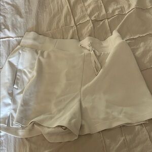 Women's Athletic Cream Shorts